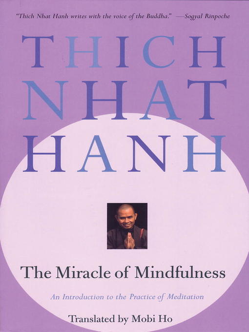 Cover image for The Miracle of Mindfulness